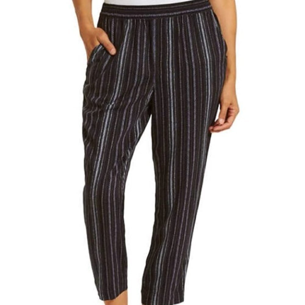 Cadie Soft Striped Capri Jessica Simpson Pants NWT